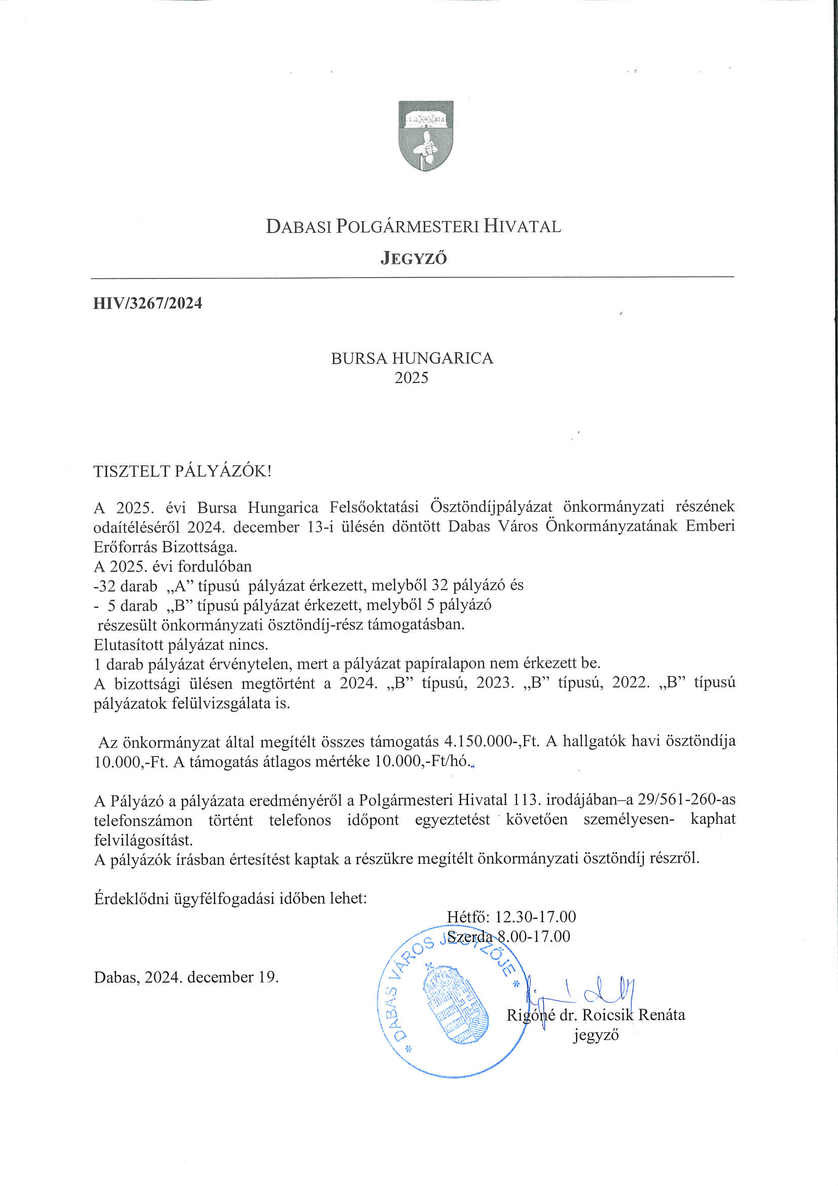 Bursa 2025. forduló döntés