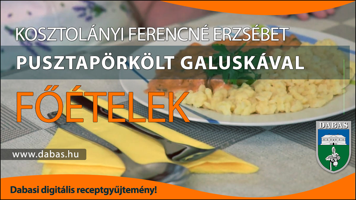Kosztolányi Ferencné Erzsébet - Pusztapörkölt galuskával