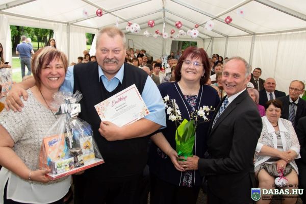 Házassági évfordulósok köszöntése