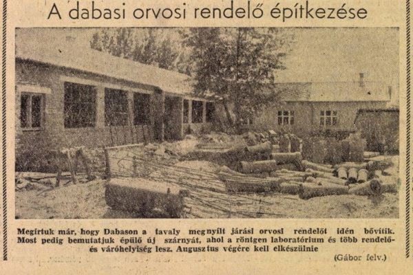 Dr. Szűcs István munkássága és szerepe a dabasi körzet 20. századi egészségügyi ellátásában