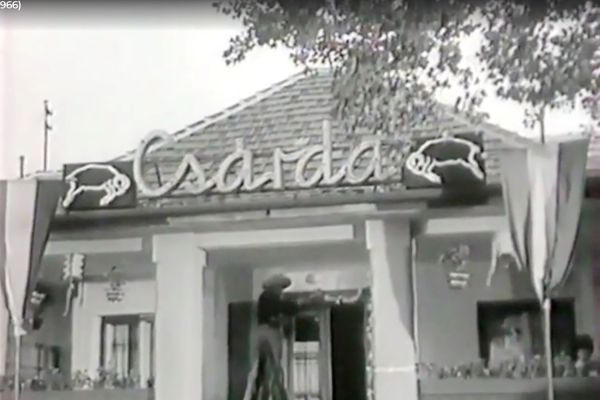 A „Büdösvíz” című mozifilm 1966. évi forgatása 