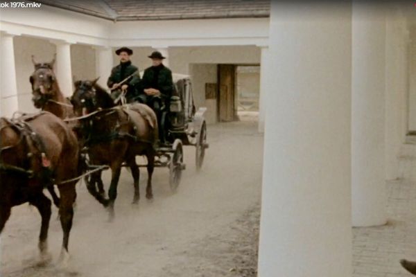 A „Gyémántok” című tévéfilm néhány jelenetének dabasi felvétele