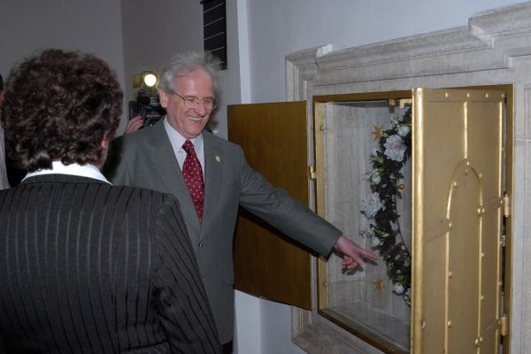 Sólyom László köztársasági elnök dabasi látogatása (2008. április 8.)