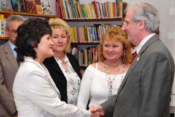 Sólyom László köztársasági elnök dabasi látogatása (2008. április 8.)