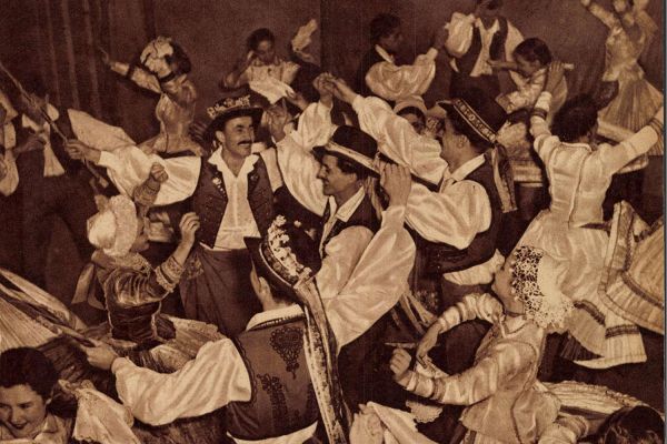 Az „Ecseri lakodalmas” című film dabasi forgatása