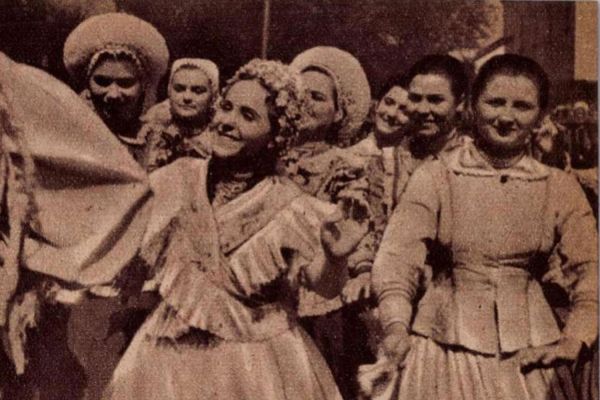 Az „Ecseri lakodalmas” című film dabasi forgatása