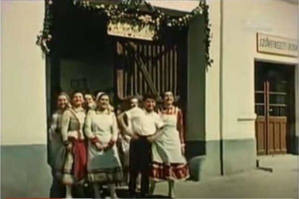 Az „Ecseri lakodalmas” című film dabasi forgatása