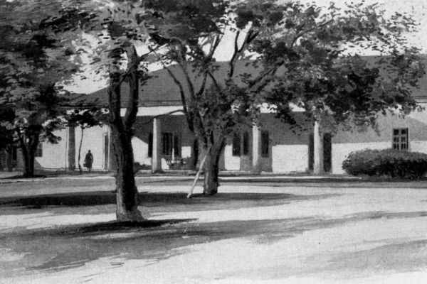 Az „Úri muri” című film forgatása Dabason, 1949-ben