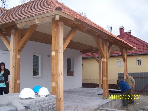 Kivitelezés közbeni kép