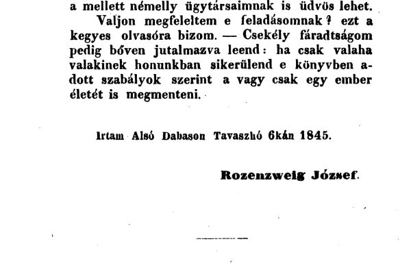 Dr. Rosenzweig József életútjának dabasi vonatkozásai