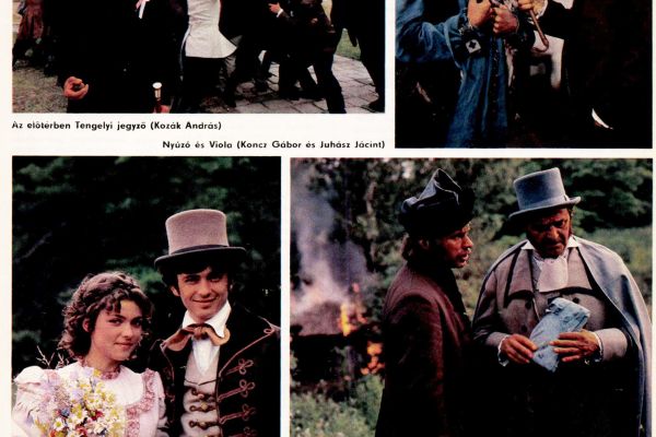 „A falu jegyzője” című tévéfilm dabasi forgatása