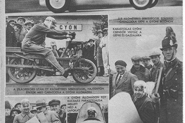 Rudolf Caracciola abszolút világrekordjai a gyóni rekordpályán (1934. október 28.)