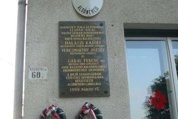 Vörösmarthy József Alsónémedi református lelkész síremléke