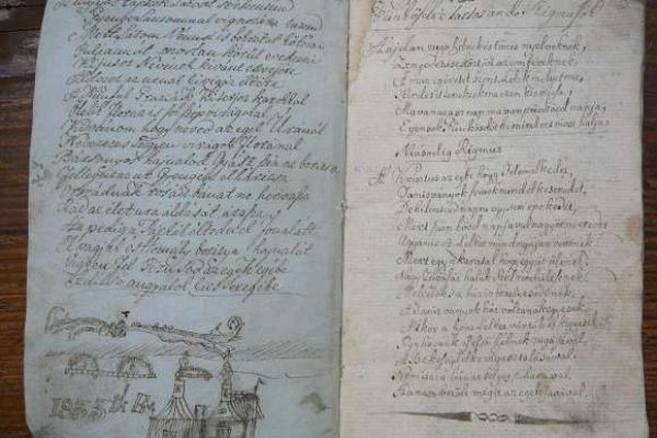 Kalicza Ferenc írásbeli gyakorlófüzete (1832-1833)