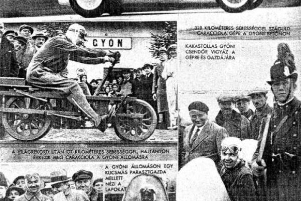 A Gyóni Rekordpálya Működése 1934-1938 közötti időszakban