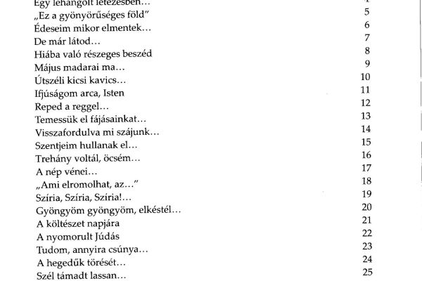 Orci József „Egy égbebámuló” című kötete, verseivel és rajzaival, 2018