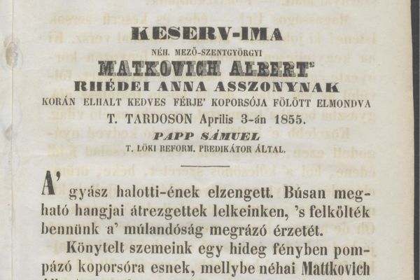Papp Sámuel (1811-1897) református lelkész életútjának dabasi vonatkozásai