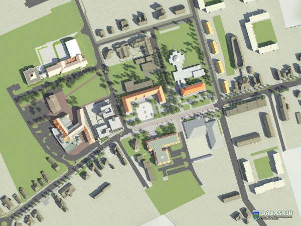 A városközpont felújításának látványtervei 