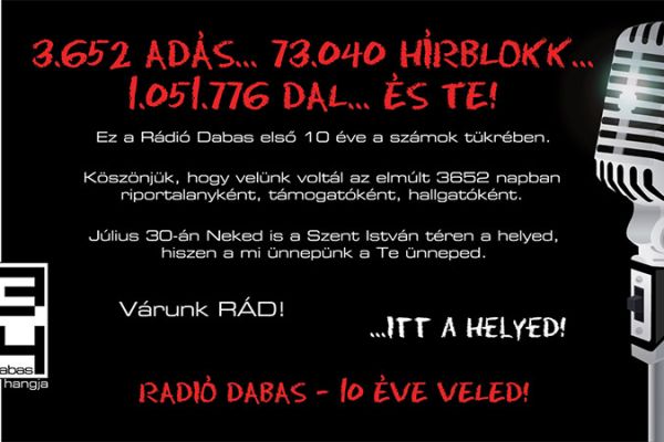 Rádió Dabas 10. Szülinapi Party