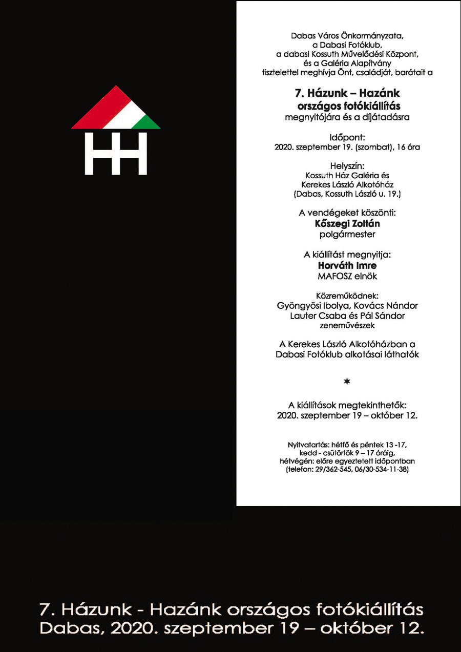 7. Házunk - Házunk országos fotópályázat kiállítása