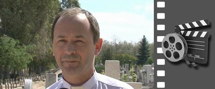 Elkészült Bisztrai atya síremléke