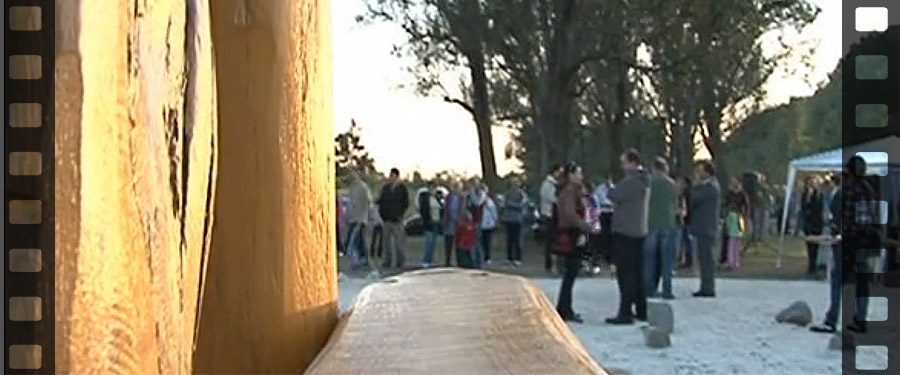 A „Csati” sétálóhíd hivatalos átadása