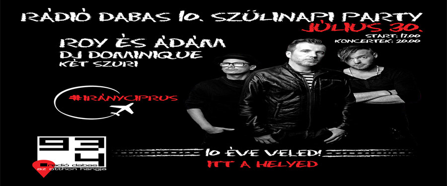 Rádió Dabas 10. Szülinapi Party