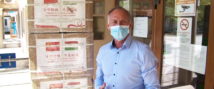 Városunkba szerencsésen megérkeztek az adományként kapott maszkok