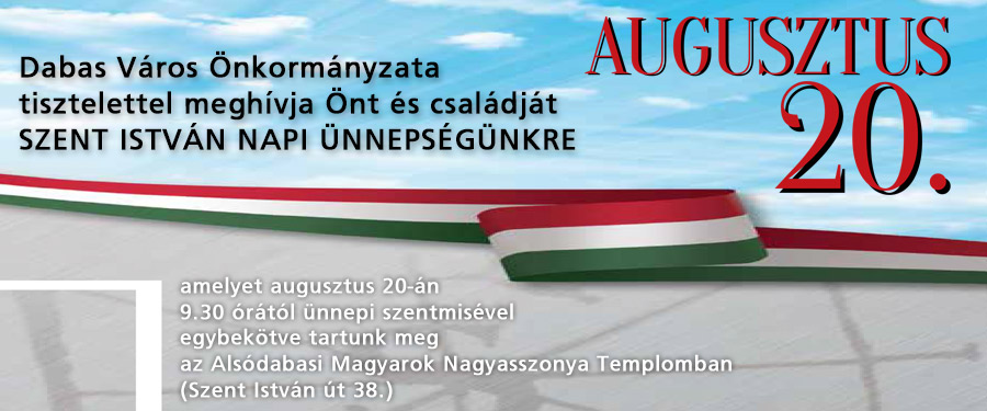 Szent István napi ünnepség