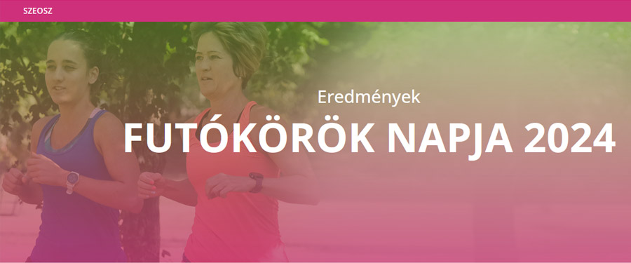 Futókörök Napja - Eredmények