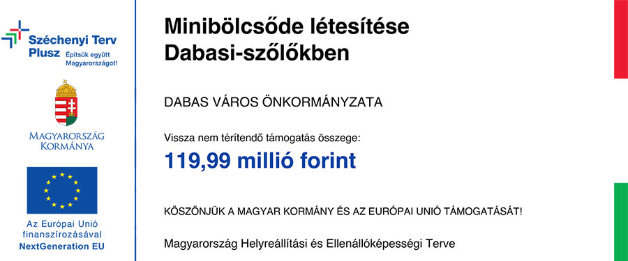 Megkezdődött a minibölcsőde építése Dabasi-Szőlőkben