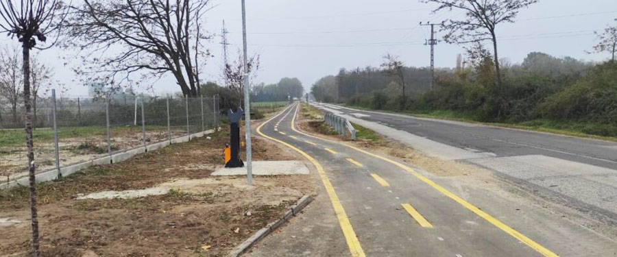 Sajtóközlemény - Befejeződött a kerékpárút építése Hernádon