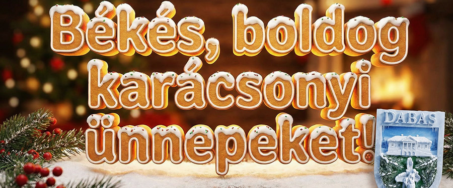 Áldott, békés és boldog karácsonyt!