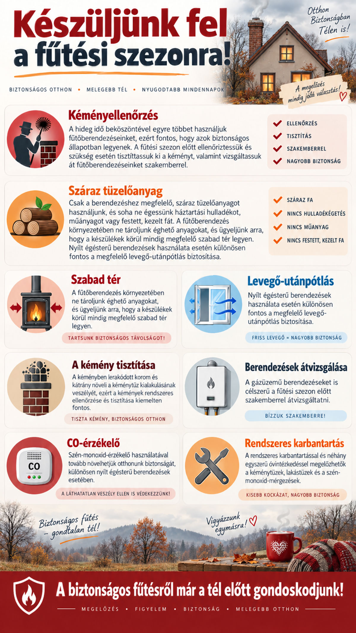 Készüljünk fel a fűtési szezonra!