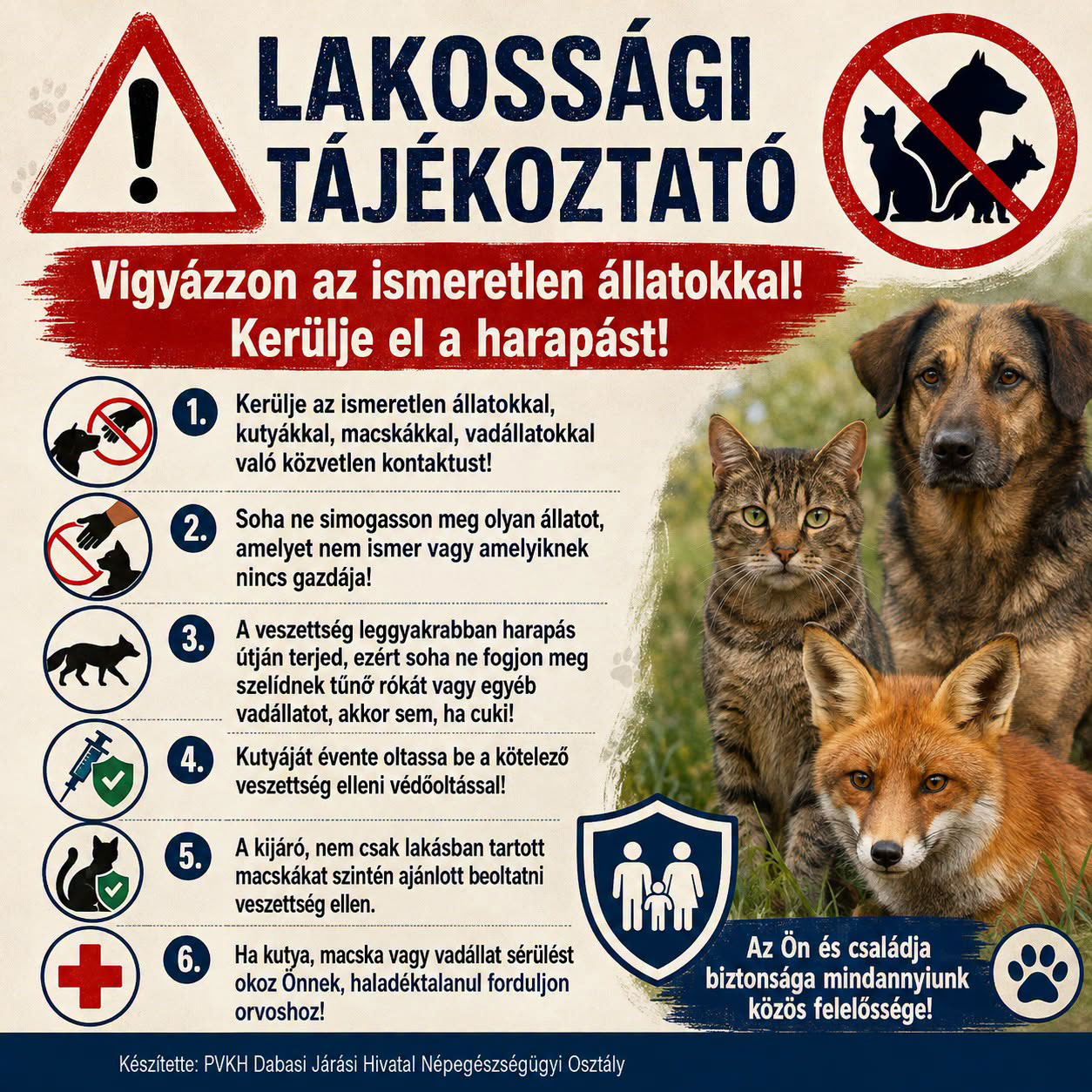 Járási tisztifőorvos tájékoztatója