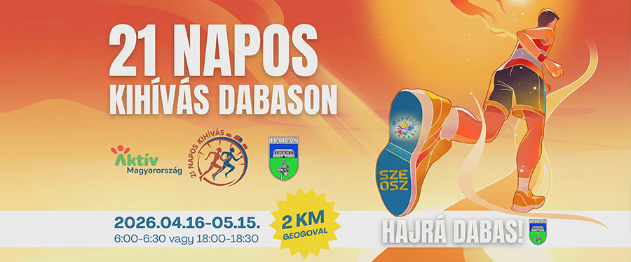 21 NAPOS KIHÍVÁS DABASON