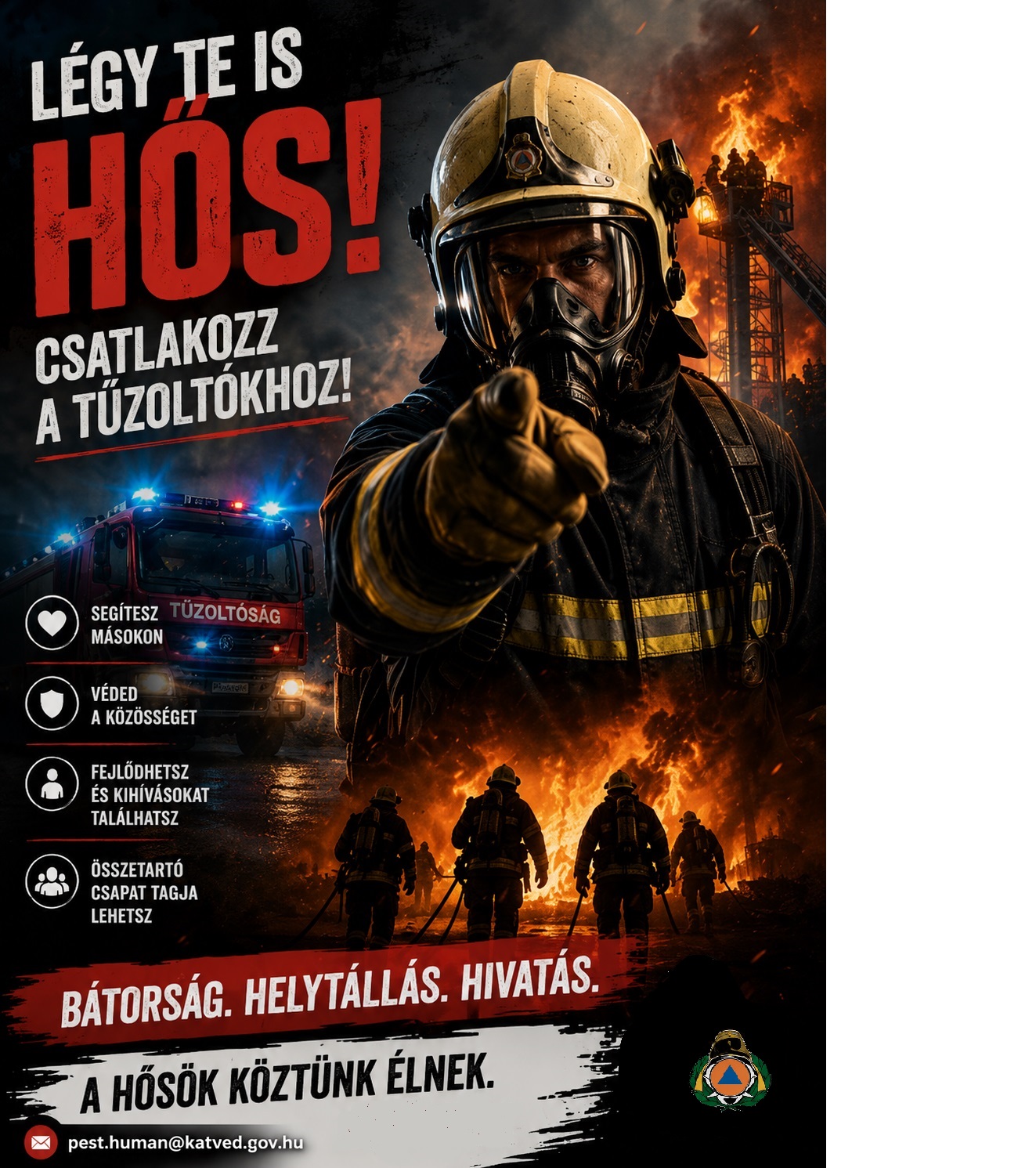 Tűzoltó toborzó