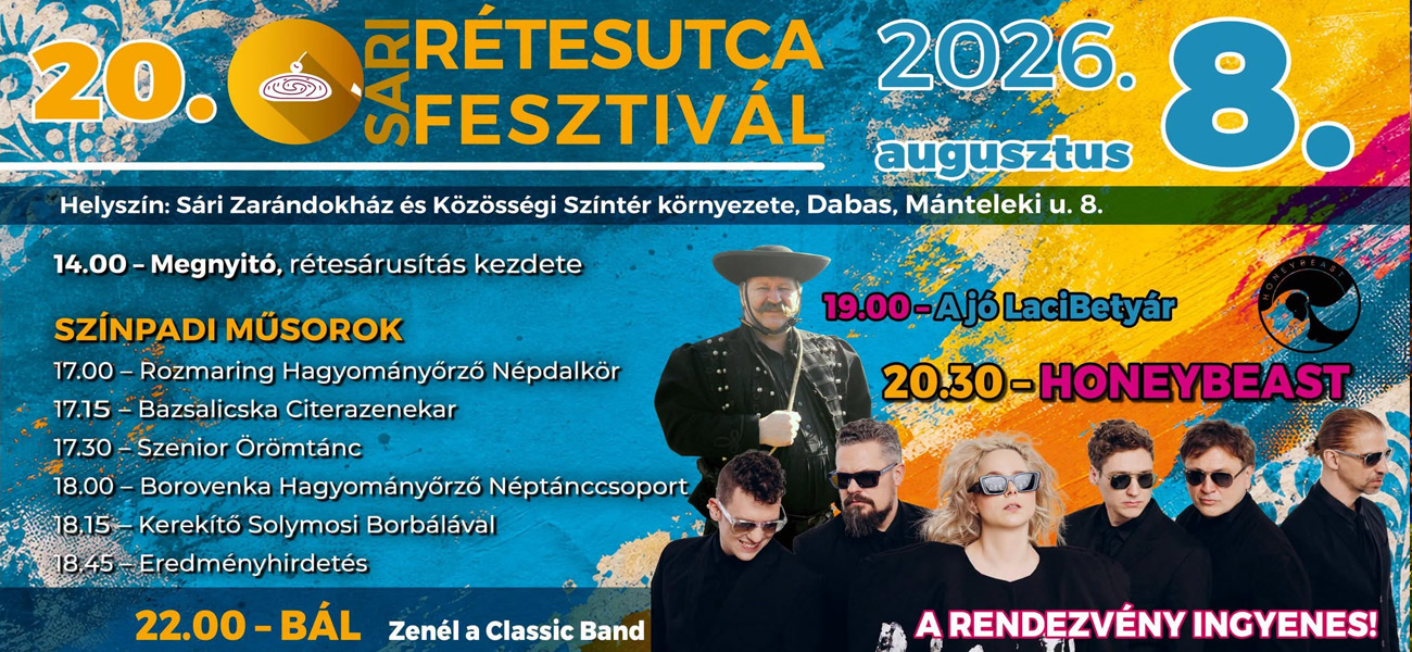 Rétesutca Fesztivál 2026
