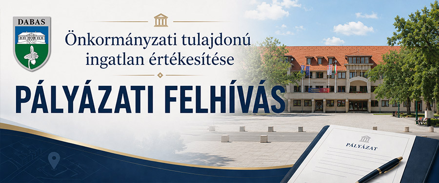 PÁLYÁZATI FELHÍVÁS - Önkormányzati tulajdonú ingatlan értékesítése