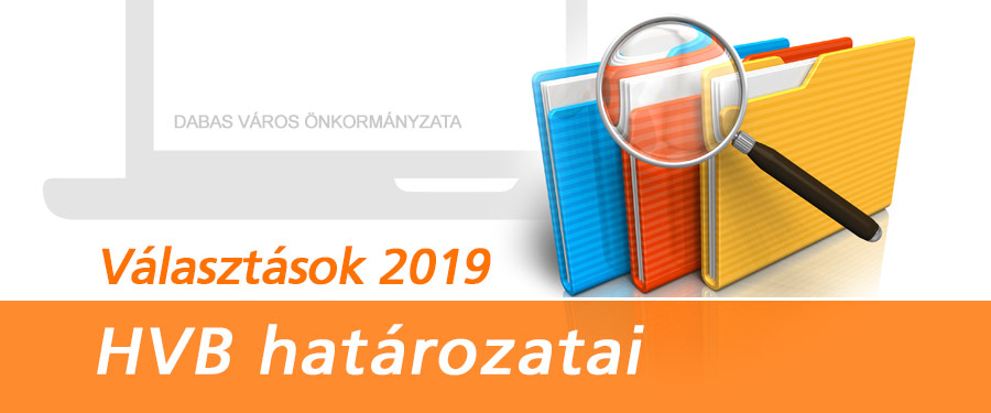 Helyi Választási Bizottság határozatai - 2019.09.09
