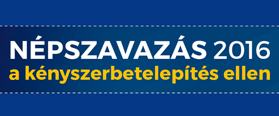  Népszavazás 2016 Helyi Választási Iroda közleménye