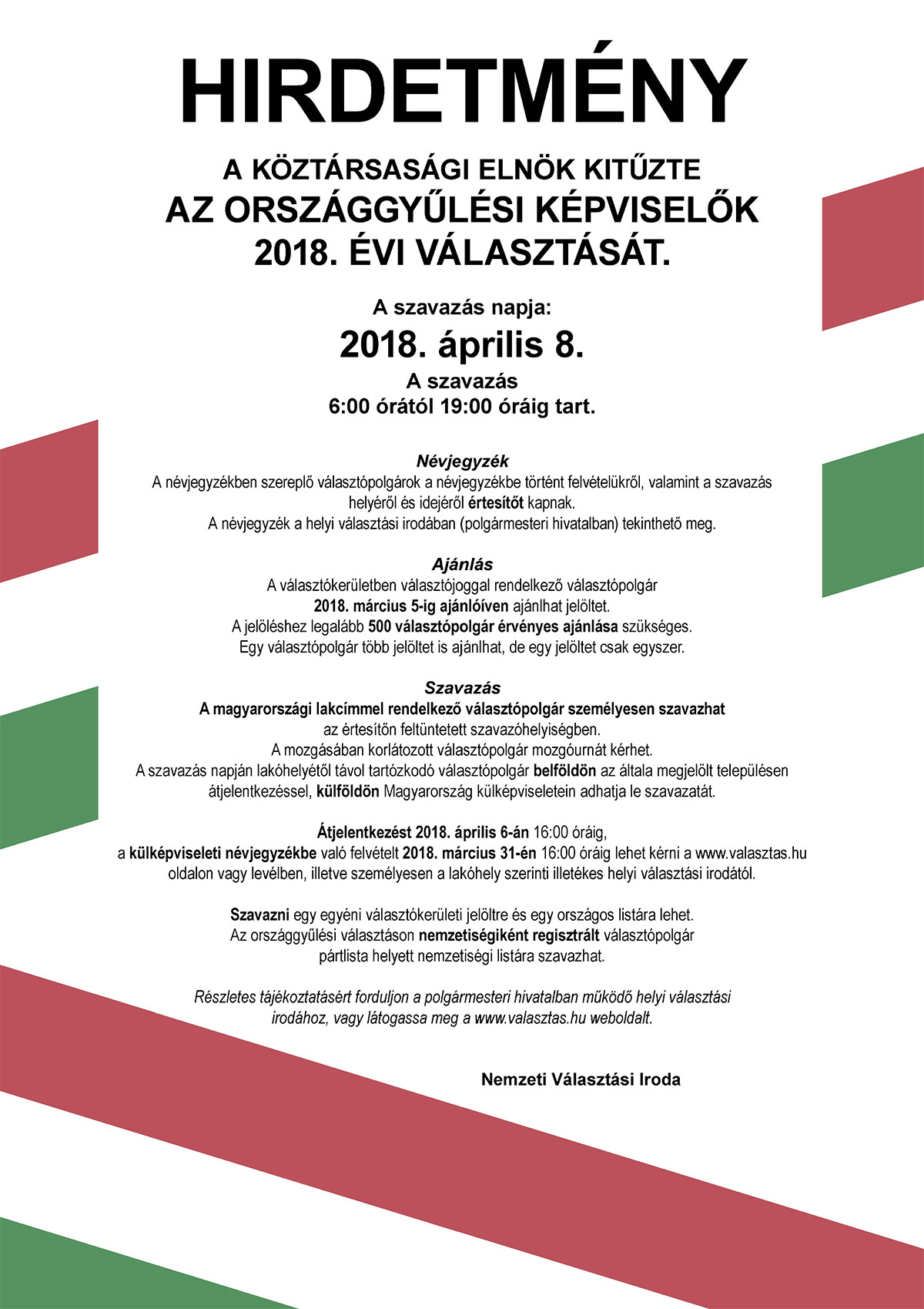 valasztasi plakat 2018