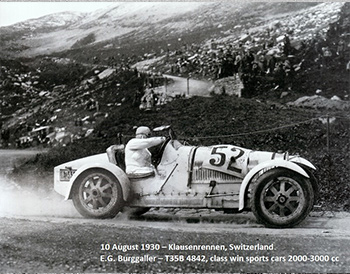 Ernst Günther Burggaller nemzetközi kategória rekordjai a gyóni rekordpályán 1934. október 11.