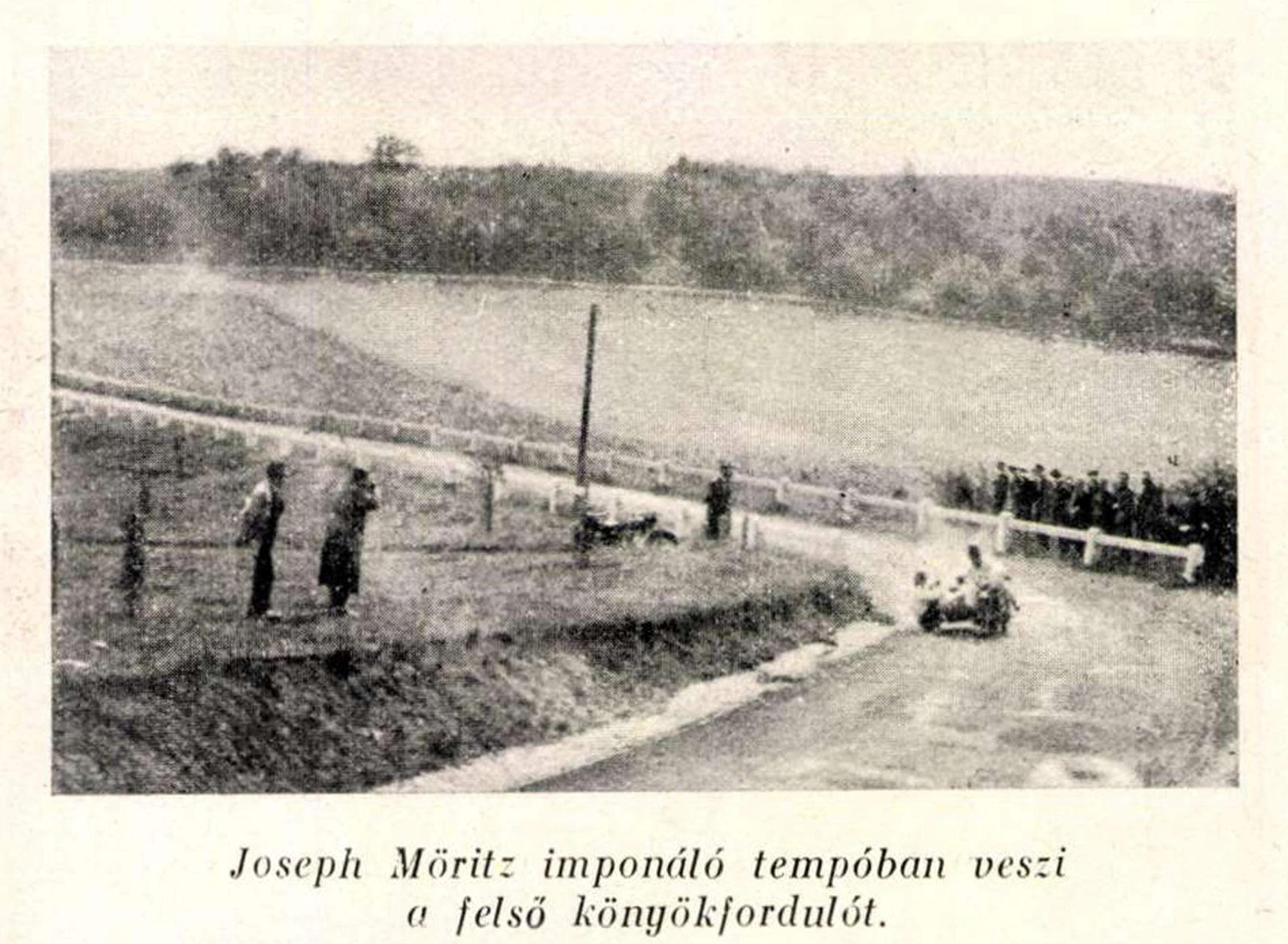 Josef Möritz nemzetközi rekordja a Gyóni Betonon (1935. november 6.)