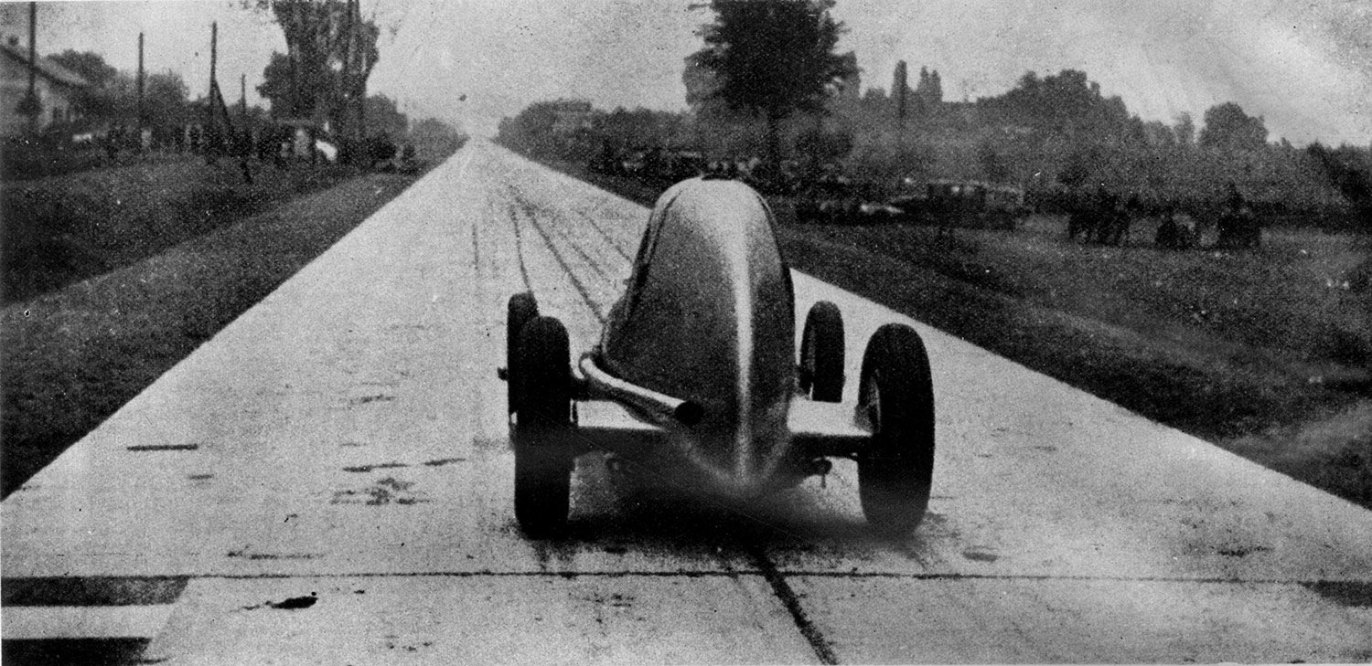 Rudolf Caracciola állóstartos világrekordja a Gyóni betonon ( 1934. október 30.)